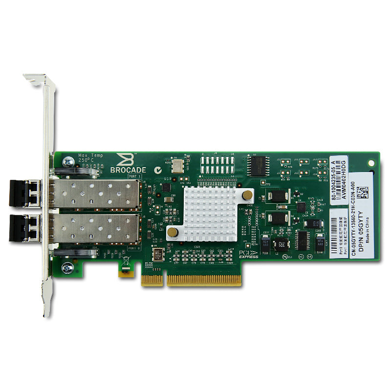 Brocade 825 Dual-Port 8Gb FC PCIe HBA Card *Refurbished* - 80-1001643-03