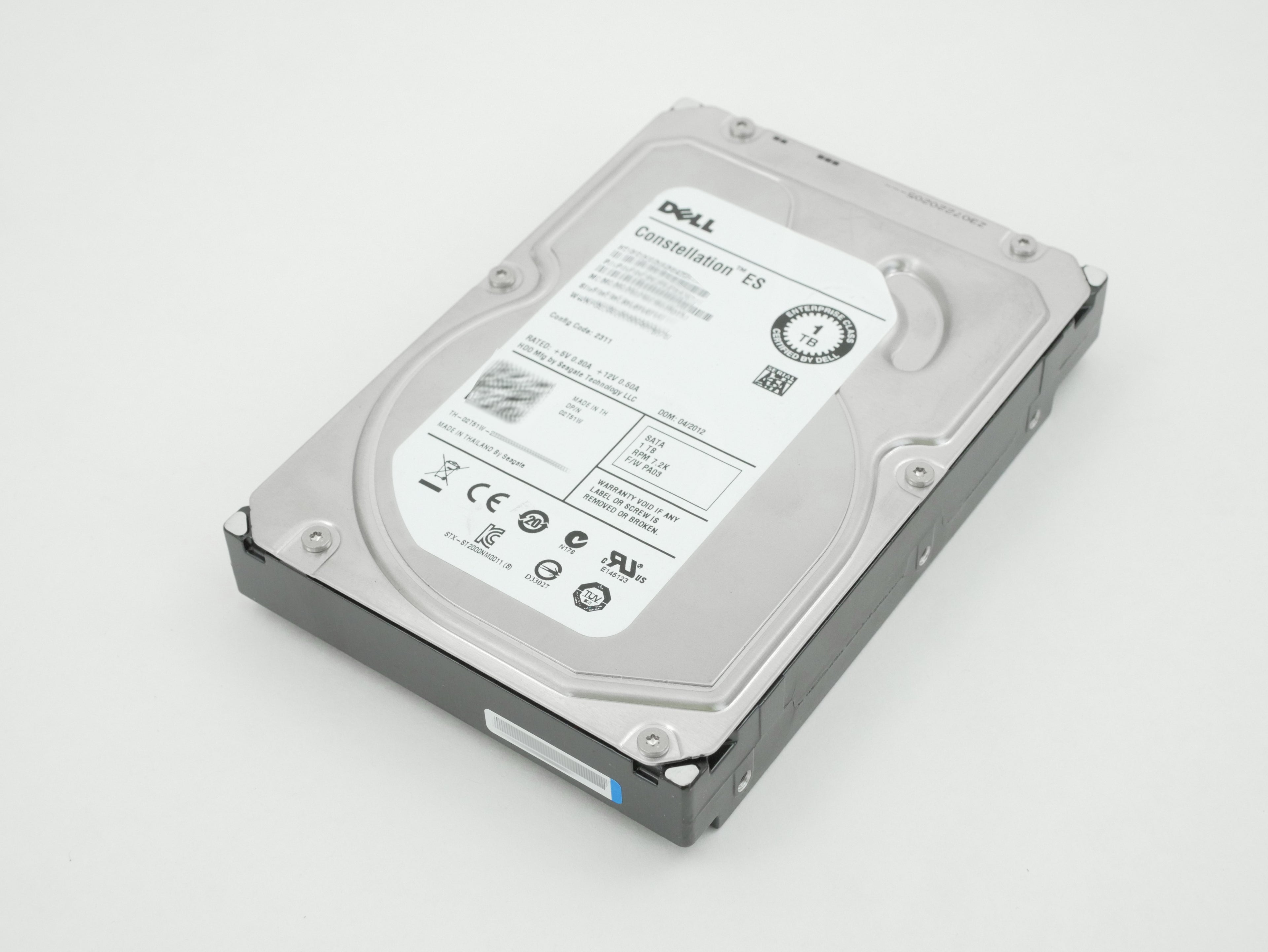 Dell 1TB 7.2K RPM SATA 6Gbps 3.5-inch Enterprise HDD (9YZ164-036)