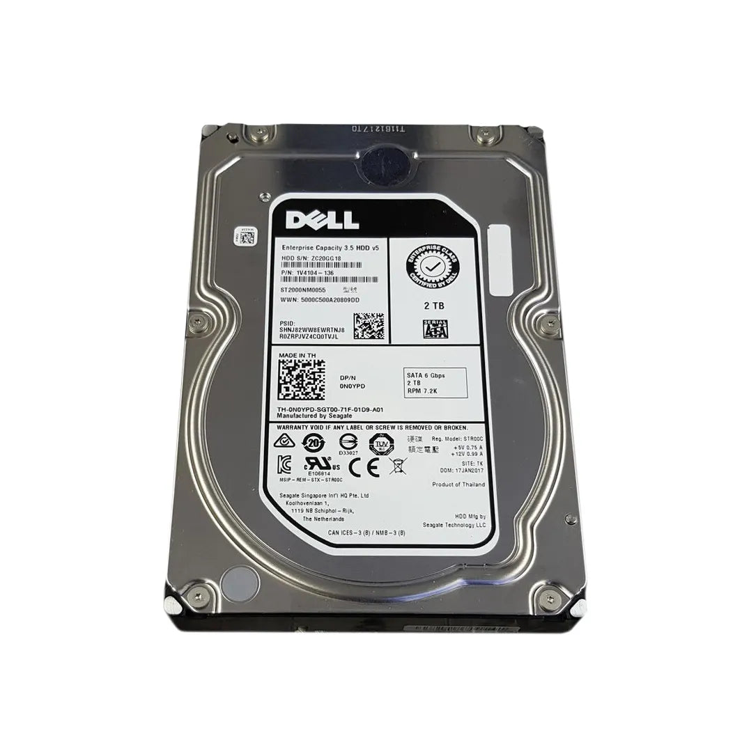 Dell 2TB 7.2K RPM SATA 6Gbps 3.5in Enterprise Hard Drive