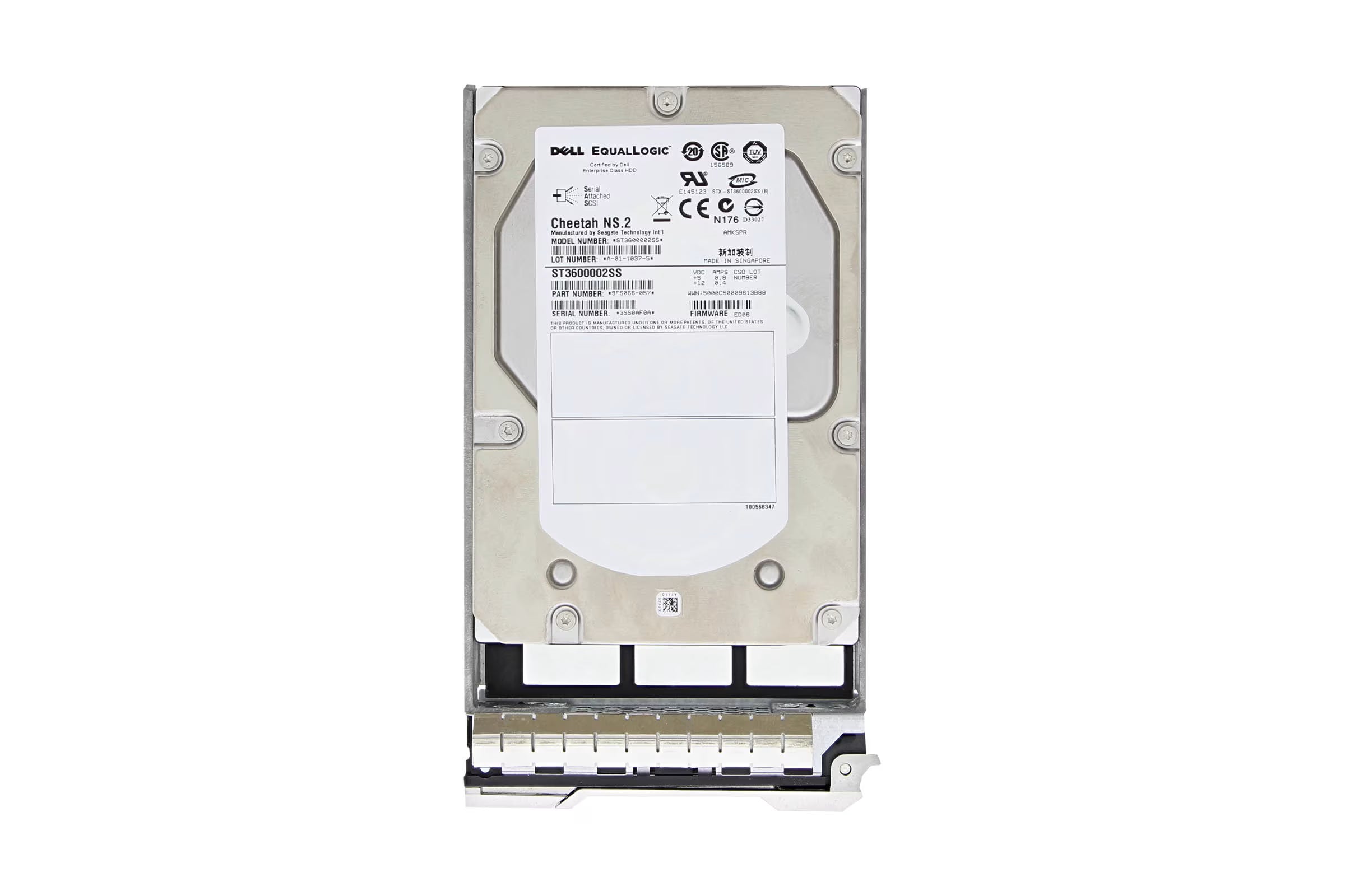 Dell 600GB 10K 6G 3.5" SAS HDD 9FS066-057